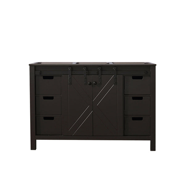 English Elm Brown Elegant 48-Inch Bath Vanity With Soft-Close Drawers, Solid Wood, And Ample Storage Solutions B2731P260025