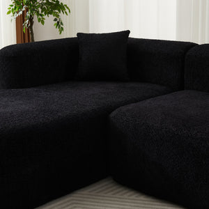 English Elm [video]109.4" Chenille Cloud Sectional Modular L-shape Sofa with Foam Cushion Support W3505S00050
