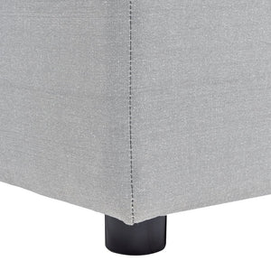 English Elm Cleo Outdoor Modular Deep Seat Armless Chair Olefin Fabric Patio Lounge Piece B2719P245984