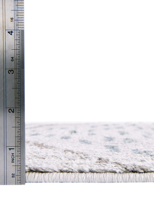 Unique Loom Aramis Kavi Machine Made Tribal Rug Ivory, Blue/Brown/Light Blue/Terracotta/Gray 9' 0" x 12' 0"