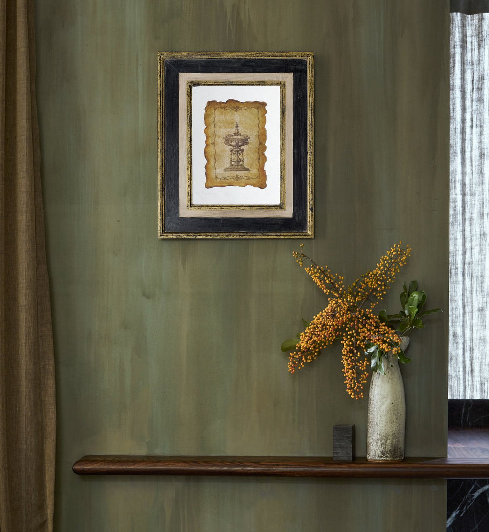 English Elm 18X22" Lucian Framed Antiqued Sculpture Print – Elegant Vintage Artwork For Classic Home Decor Style W2078P223145