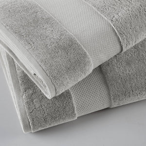English Elm 2 Turkish Cotton Bath Sheets Set 35x70 Inches - Ultra Absorbent, Plush Spa-Luxe Towels for Home Grey 17.32 L x 12.6 W x 5.91 H B035P319794