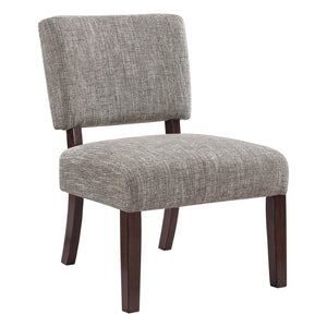 OSP Home Furnishings Jasmine Accent Chair Speckled Charcoal