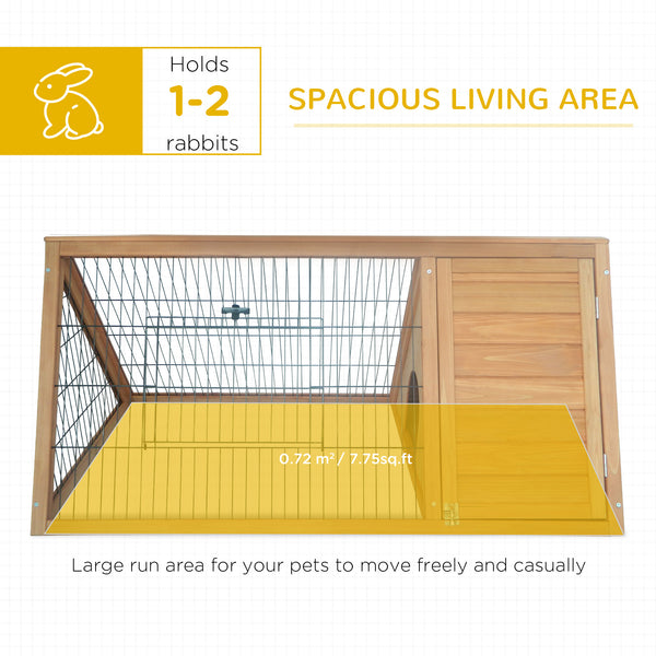 English Elm Pawhut Solid Wood Outdoor Cat House Two Story Shelter with Balcony Asphalt Roof W2225P173745