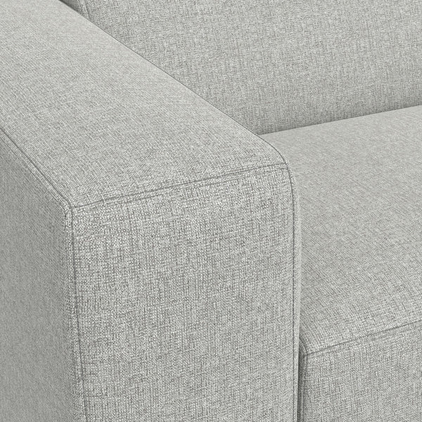 English Elm Rex Modular Corner Sectional with Performance Fabric Seating for Five in Grey B136P199214