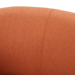 English Elm Christopher Knight Home® - PLAZA Club Chair with Plush Upholstery and Mid-Century Profile — Cozy, Stylish Accent Seat for Living Rooms Orange 31 L x 29.25 W x 26.25 H 46619.00FORG