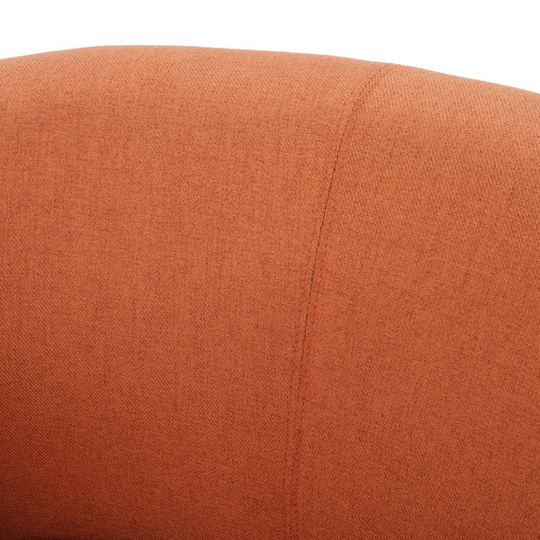 English Elm Christopher Knight Home® - PLAZA Club Chair with Plush Upholstery and Mid-Century Profile — Cozy, Stylish Accent Seat for Living Rooms Orange 31 L x 29.25 W x 26.25 H 46619.00FORG