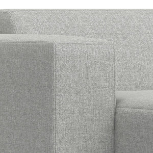 English Elm Rex Left Chaise Sofa Module - Eco-Friendly Pale Grey Fabric, Versatile Design & Ultimate Comfort B136P199241-GIGA