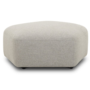 Parker House Parker Living Playful - Canes Cobblestone Ottoman with Casters Canes Cobblestone 100% Polyester SPLA#900-CNCB