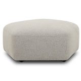 Parker House Parker Living Playful - Canes Cobblestone Ottoman with Casters Canes Cobblestone 100% Polyester SPLA#900-CNCB