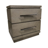 Parker House Pure Modern Bedroom 2 Drawer Nightstand Moonstone Oak Solids / Oak Veneers BPUR#52232