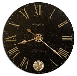 Hekman Furniture 620474 Howard Miller London Night Brass Wall Clock - Unique Design, Quartz Movement, Timeless Elegance  London Night Wall Clock 620474