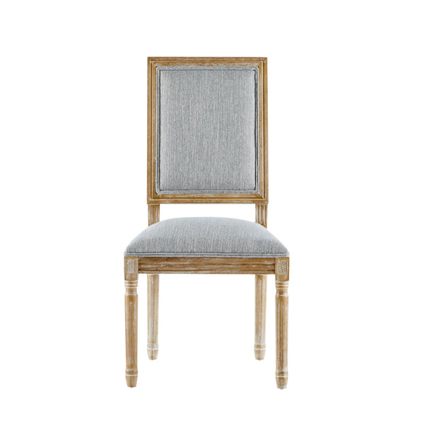 English Elm Christopher Knight Home® - [Set Of 2] French Country Dining Chairs - Vintage Cane Backrest & Plush Upholstered Seats - Rustic Elegance For Your Home N767P263677G