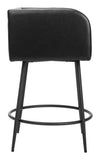 Horbat Counter Stool - Set of 2 Black 110062 Zuo Modern