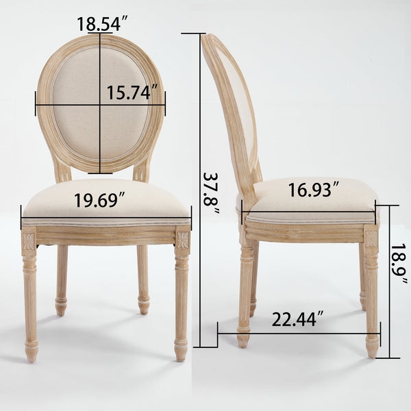 English Elm French Country Barstools Solid Wood Cabriole Legs Upholstered Cushion Set of 2 W1622P411779