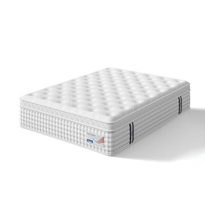 English Elm 12 Inch Queen Gel Foam Pocket Spring Hybrid Mattress Firm Support Spinal Relief B2716P454895