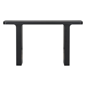 English Elm U_style Farmhouse Console Table Acacia Veneer Top Solid Wood Legs Entryway Foyer N711P207657B