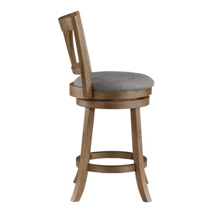 OSP Home Furnishings Miller Counter Stool Dove/Medium Oak