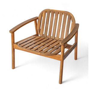English Elm Christopher Knight Home® - Meja Teak Club Chair Set of 2 with Beige Cushions — Acacia & Eucalyptus Wood, Sleek Outdoor Design N775P282498T