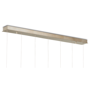 Daze 30-Light Multi-Drop Pendant in Antique Brass & Milk Glass - Illuminate Your Space Elegantly