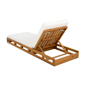 English Elm Christopher Knight Home® - Lounge Chaise Set - Elegant Acacia Wood With Plush 4" Water-Resistant Cushions For Ultimate Comfort N770P272405T_65429.00CUSH
