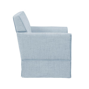 English Elm Slipcover Accent Armchair Tailored Track Arm Design for Living Room or Reading Nook B035P265950