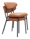 Rorun Dining Chair - Set of 2 Brown 110336 Zuo Modern