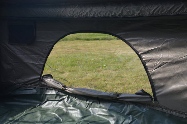 English Elm Inflatable Glamping Tent 4 Season Waterproof Air Beam Frame Shelter for 4 to 6 Persons Army Green W640P244860