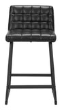 Pago Counter Stool - Set of 2 Black 110068 Zuo Modern