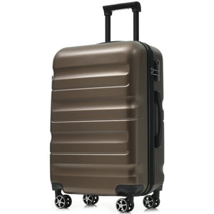 English Elm 28 Inch Hardshell Abs Checked Suitcase with Spinner Wheels and Built-in Lock for Travel N730P323462G