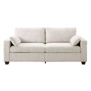 English Elm Modern Fabric Loveseat with Fsc Wood Frame Spring Cushions and Washable Covers W5515P443291