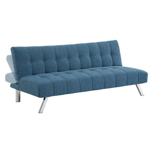 OSP Home Furnishings Sawyer Futon Blue