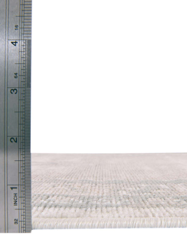 Unique Loom Whitney Geneva Machine Made Border Rug Mink, Light Brown/Ivory 7' 1" x 10' 0"