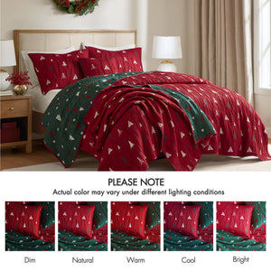 English Elm 3-Piece Queen Coverlet Set Matelassé Elegance with Two Shams — Soft Polyester-Rayon Texture, Durable Comfort Red 16.34 L x 14.57 W x 7.68 H B035P381283