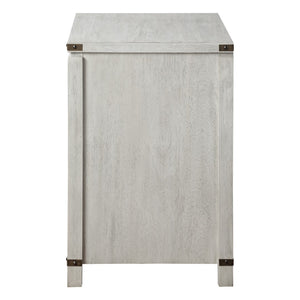 OSP Home Furnishings Baton Rouge File Cabinet Champagne Oak