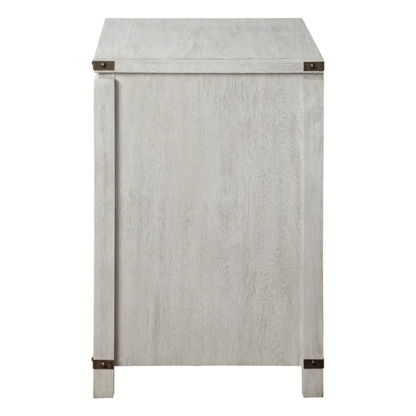 OSP Home Furnishings Baton Rouge File Cabinet Champagne Oak