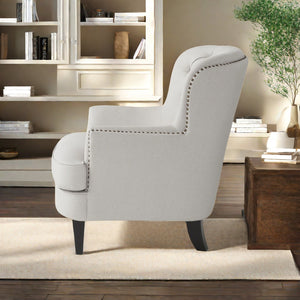 English Elm Christopher Knight Home® - Contemporary Light Grey Fabric Club Chair & Ottoman Set — Chic Durable Upholstery, 300lb Capacity, Versatile Accent Seat 59289.00