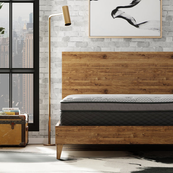 English Elm Cs Hybrid King Mattress with Gel Foam and Pocketed Coils for Balanced Sleep B337P293524