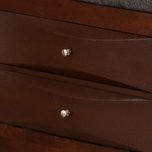 English Elm Stylish Twin Storage Bed In Rich Cherry Finish - Smart Space-Saving Solution For Cozy Bedrooms B078S00204-GIGA