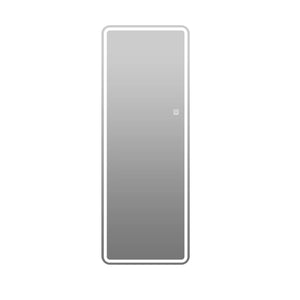 English Elm 65"x24" Full Length LED Floor Mirror with Dimming Touch, 3 Color Temps, Explosion-Proof Glass, Wall Mountable W2709P289326