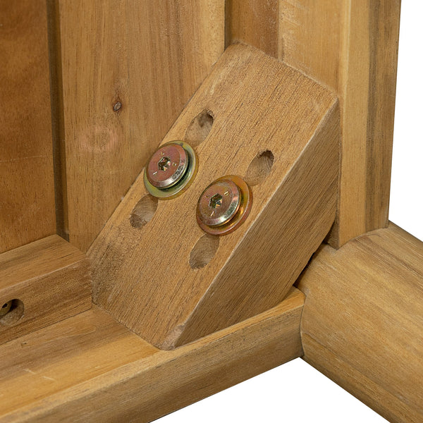 English Elm Christopher Knight Home® - Dining Wooden Acacia Dining Table for 4-6 with Spacious Countertop, Non-Slip Pads, Easy Care, Sturdy construction N779P210771L