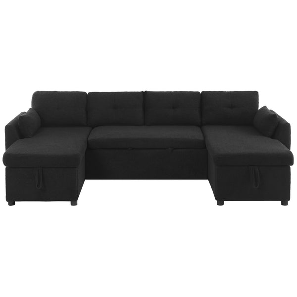English Elm Swivel Barrel Accent Chair Chenille Tufted Round Club Seat for Living Room Lounge Black N719S002210B