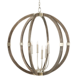 Bastian Gray Orb Lantern