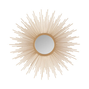 Madison Park Fiore  Sunburst Wall Decor Mirror 29.5"D MP160-0181 Gold