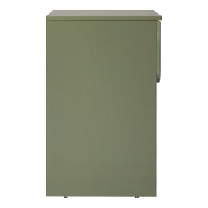 Domm Modern Scandinavian Nightstand with Open Cubby, Sleek Design & Quick 30-Minute Assembly