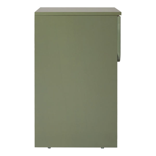 Domm Modern Scandinavian Nightstand with Open Cubby, Sleek Design & Quick 30-Minute Assembly