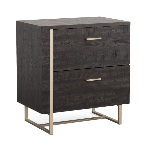 English Elm Lateral File - Sleek Black Finish For Modern Office Storage, Secure & Space-Saving Design Solutions B356P367784