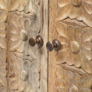 English Elm Christopher Knight Home® - CABINET Acacia & Mango Wood 2-Door Handcrafted Natural Finish Console with Shelves, 47"W x 26.5"H 68738.00