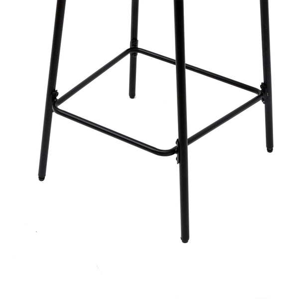 English Elm Counter Stools Set Of 2 - Chic Handwoven Paper Rope Bar Stools For Modern Boho Kitchen & Dining Spaces W1757P271584