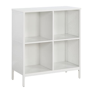 OSP Home Furnishings Ace 4 Cube Storage/Bookcase White